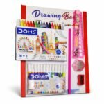Colorful Doms art supplies kit