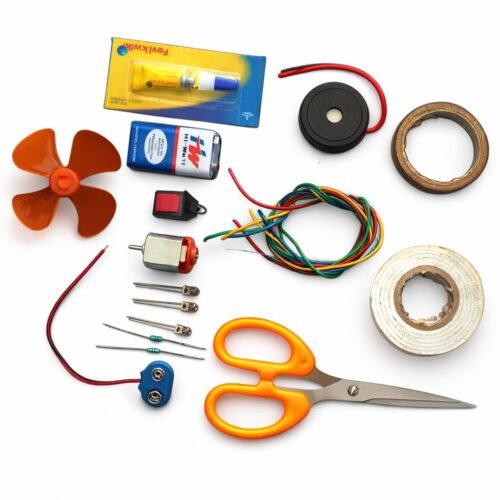 Electronic components and DIY tools assortment