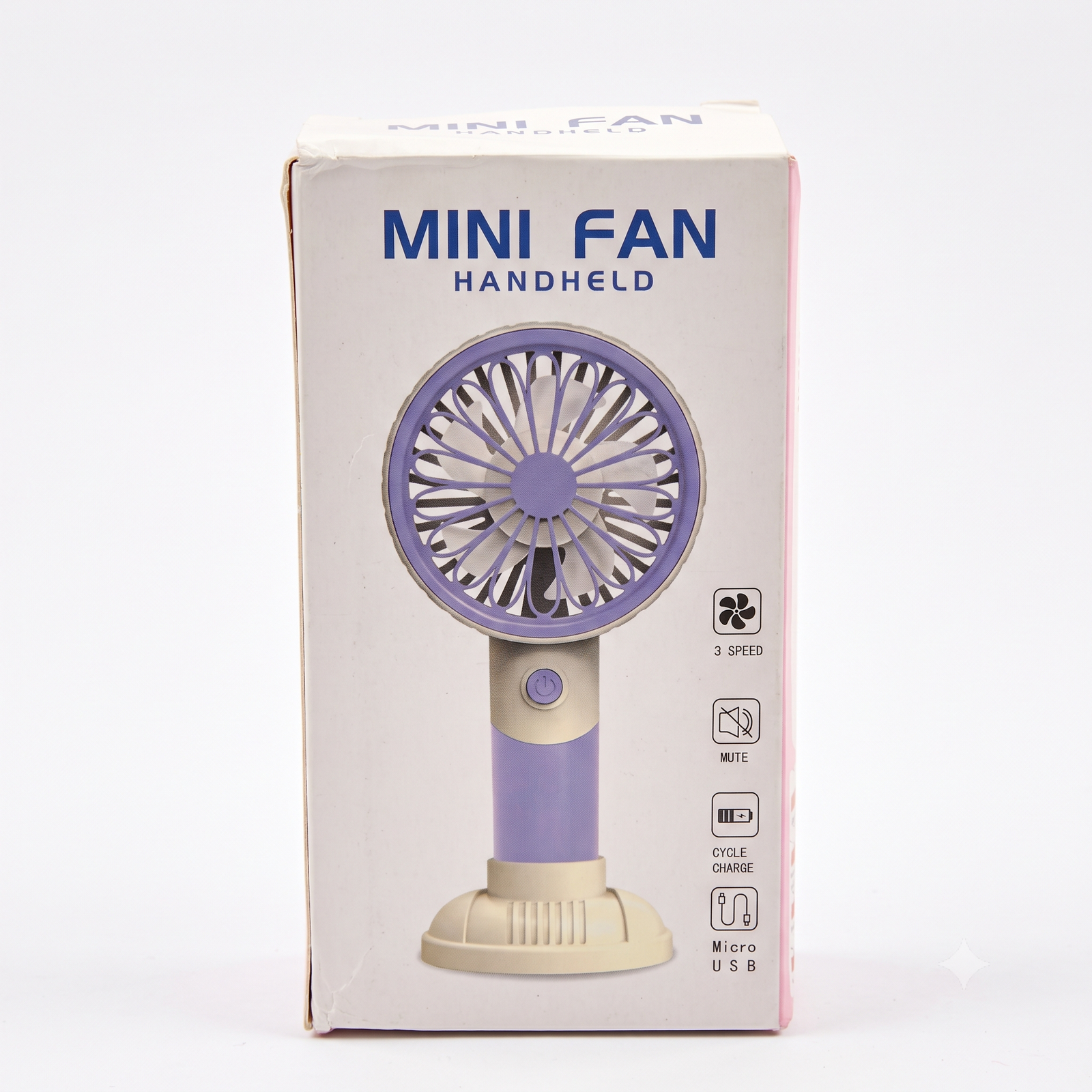 Mini Fan Handheld – 3-Speed Portable Cooling Fan - Image 2