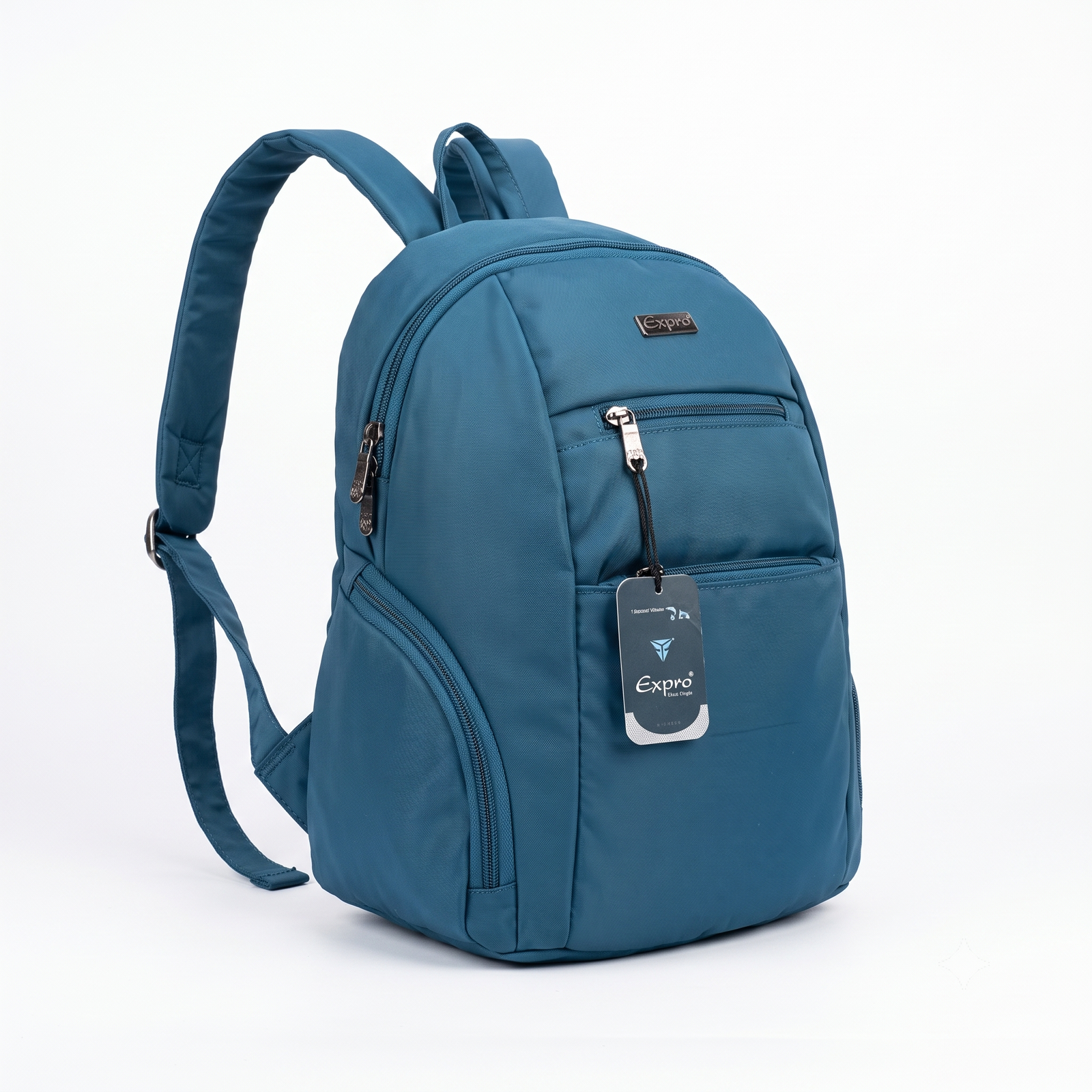 Expro Bags Casual Backpack, Teal Blue - Image 2