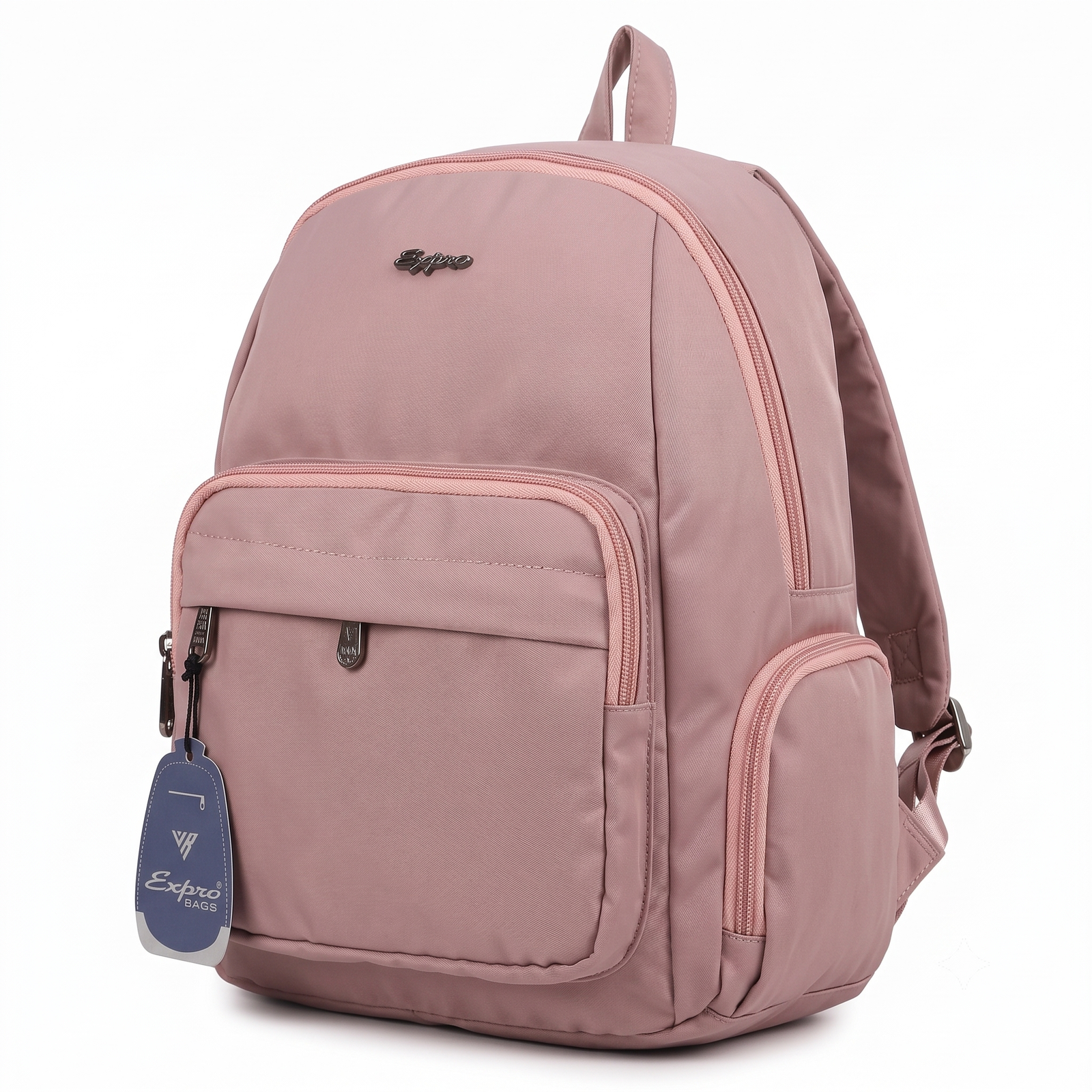 Expro Stylish Pink Backpack for Women and Girls - Image 2