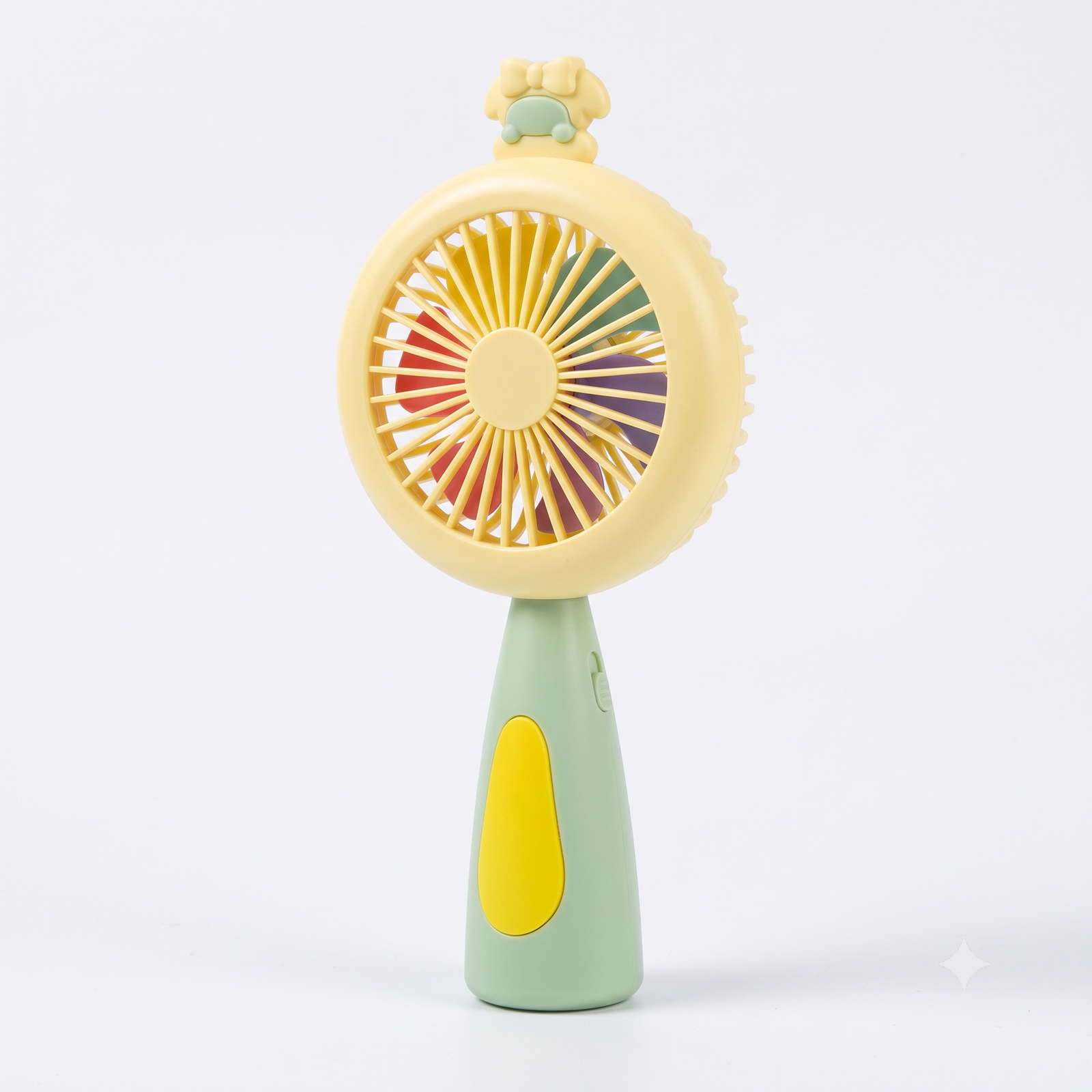 Mini Fans HQ66-23B – Colorful Handheld Fan with Night Light