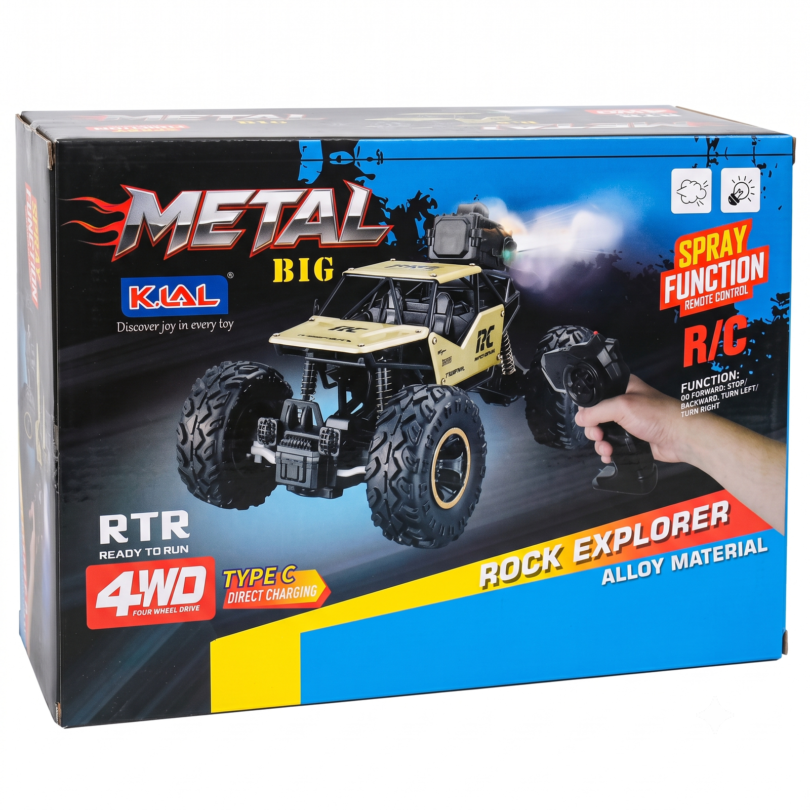 JPRE Black RC Monster Truck - Image 2