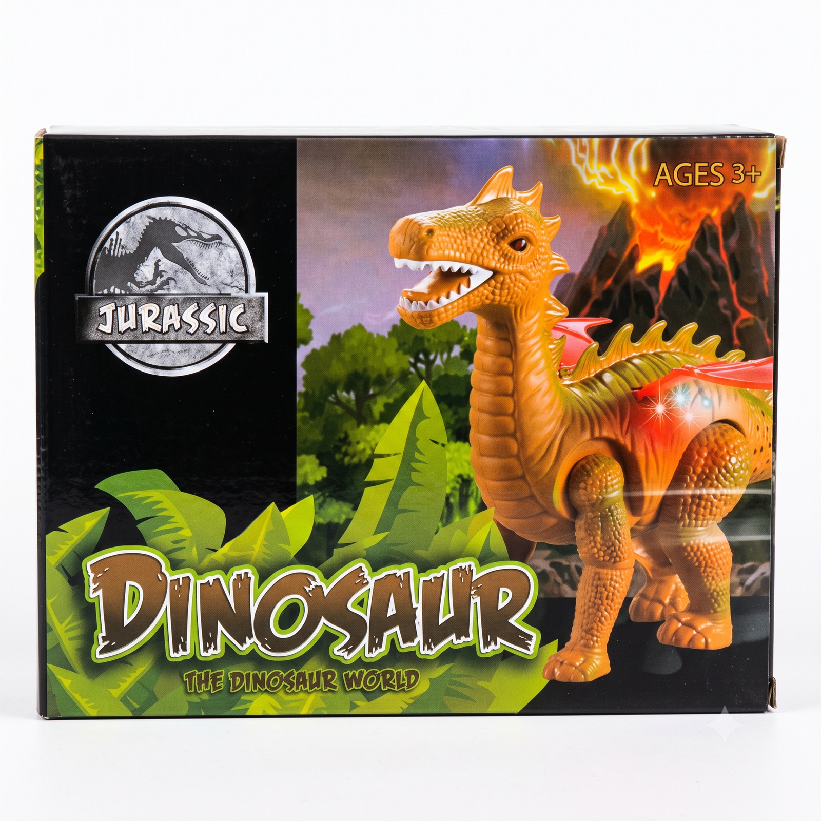 Jurassic Dinosaur – Walking & Roaring Light-Up Toy - Image 2